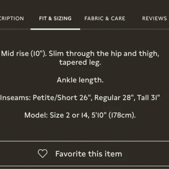 Banana Republic Slim Utility Pant Dusty Pink Size 2 - Picture 10 of 11